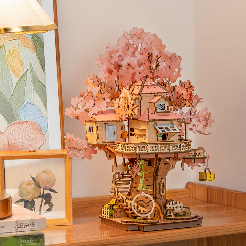 Sakura Tree House - Paper-chain Models and Hobbies