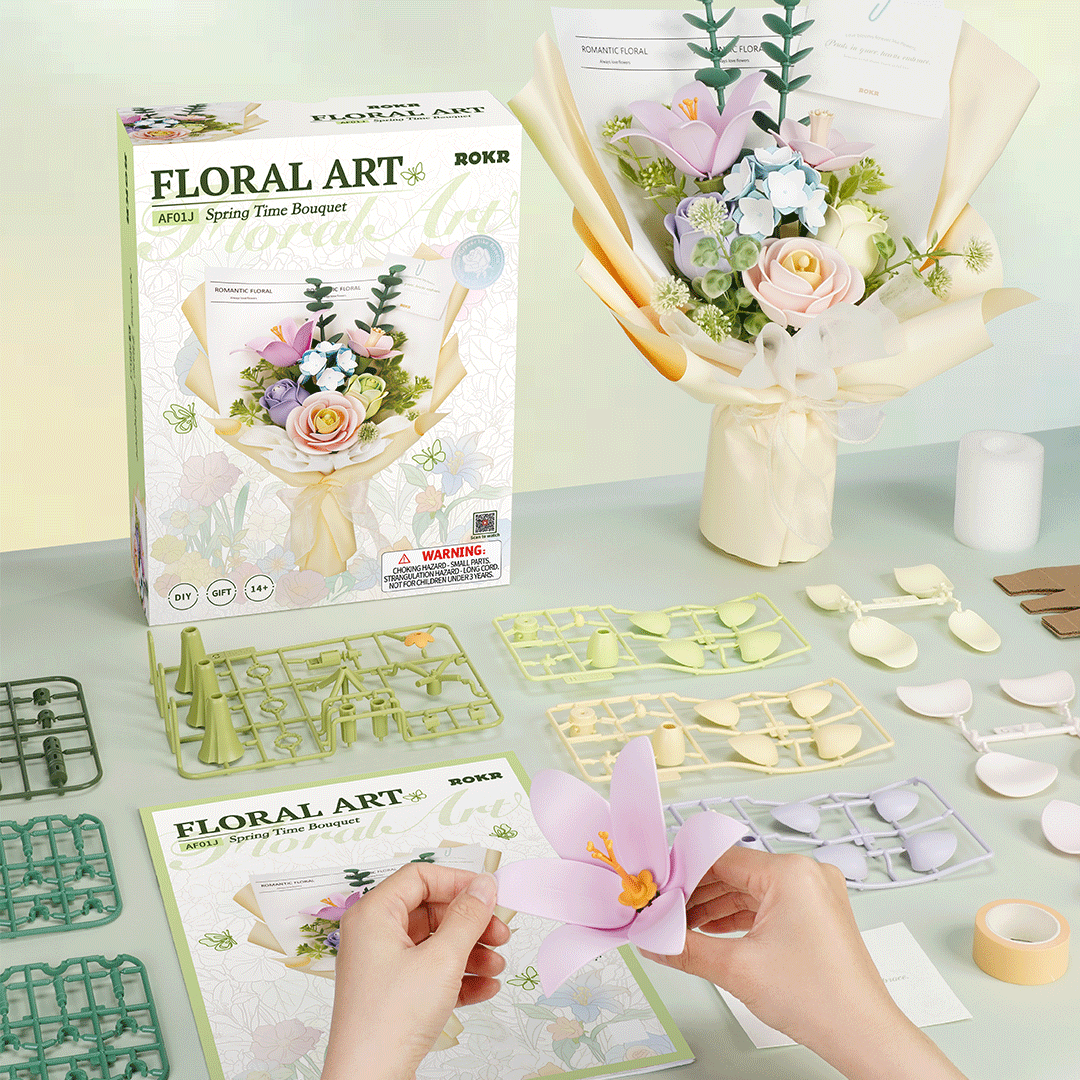 Spring Time Bouquet - Paper-chain Models and Hobbies