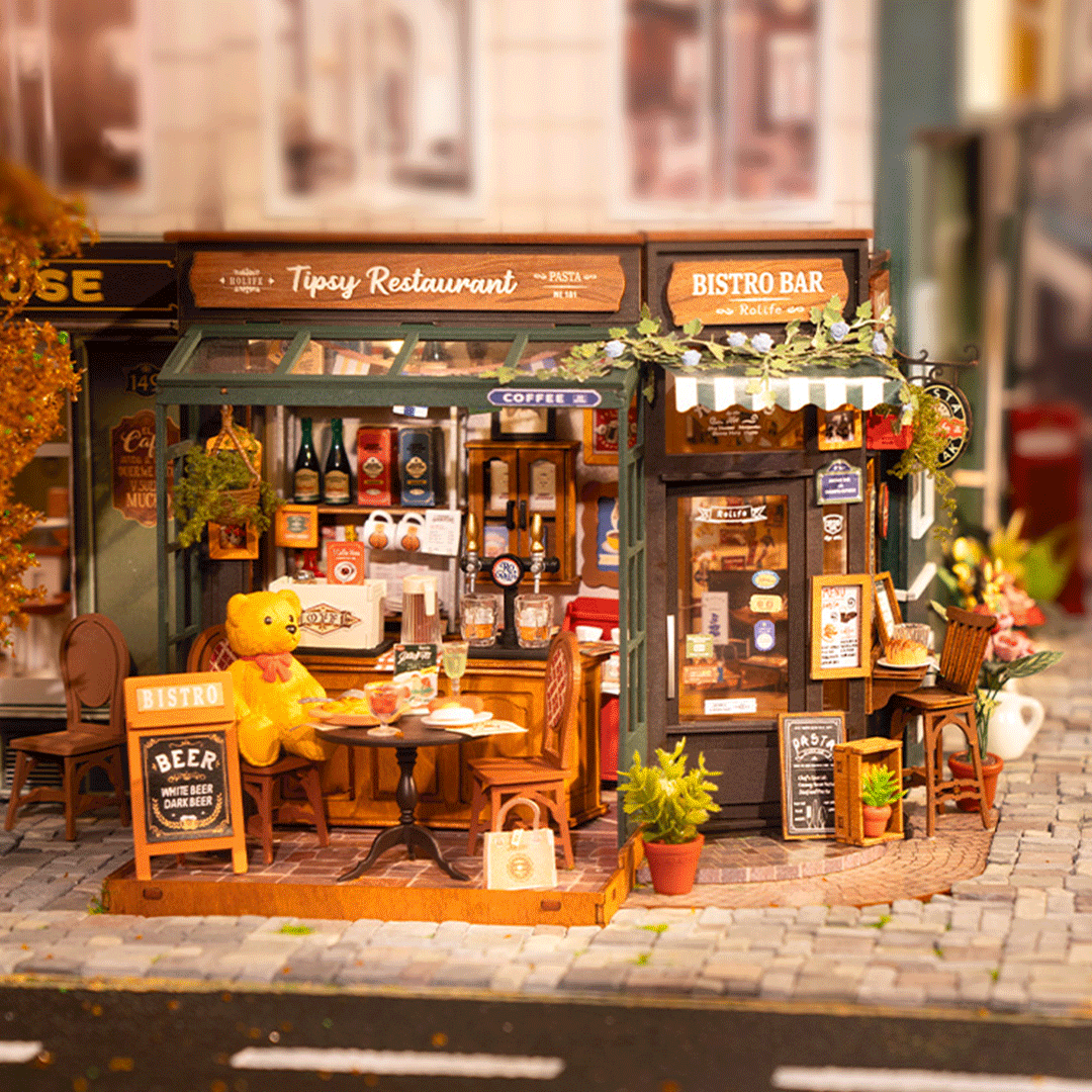 Tipsy Restaurant - NEW - Paper-chain Models and Hobbies