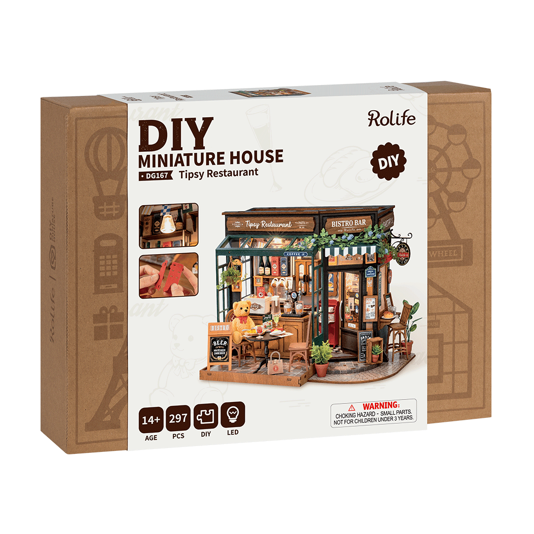 Tipsy Restaurant - NEW - Paper-chain Models and Hobbies