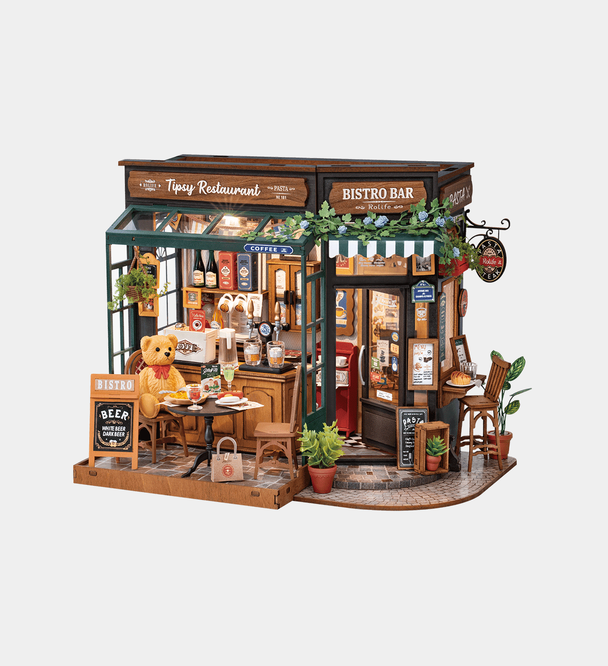 Tipsy Restaurant - NEW - Paper-chain Models and Hobbies