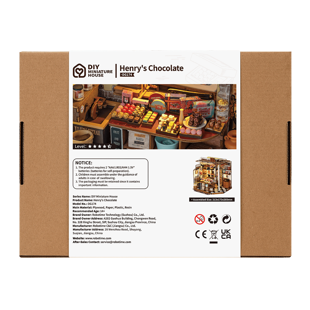 Henry's Chocolate - Paper-chain Models and Hobbies