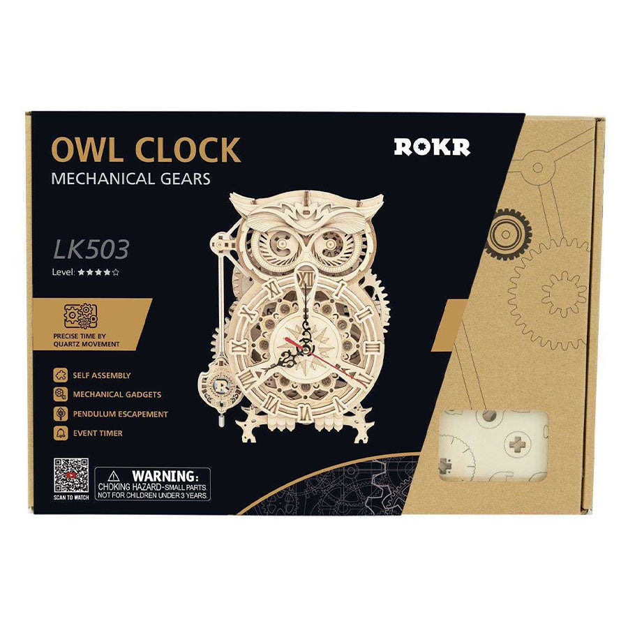 Owl Clock - Paper-chain Models and Hobbies