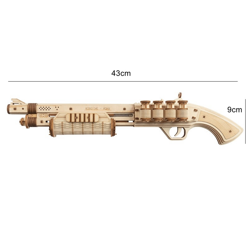 Terminator M870 Wooden Toy Gun - Paper-chain Models and Hobbies