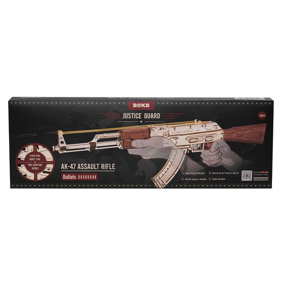 AK-47 Rifle Wooden Toy - Paper-chain Models and Hobbies