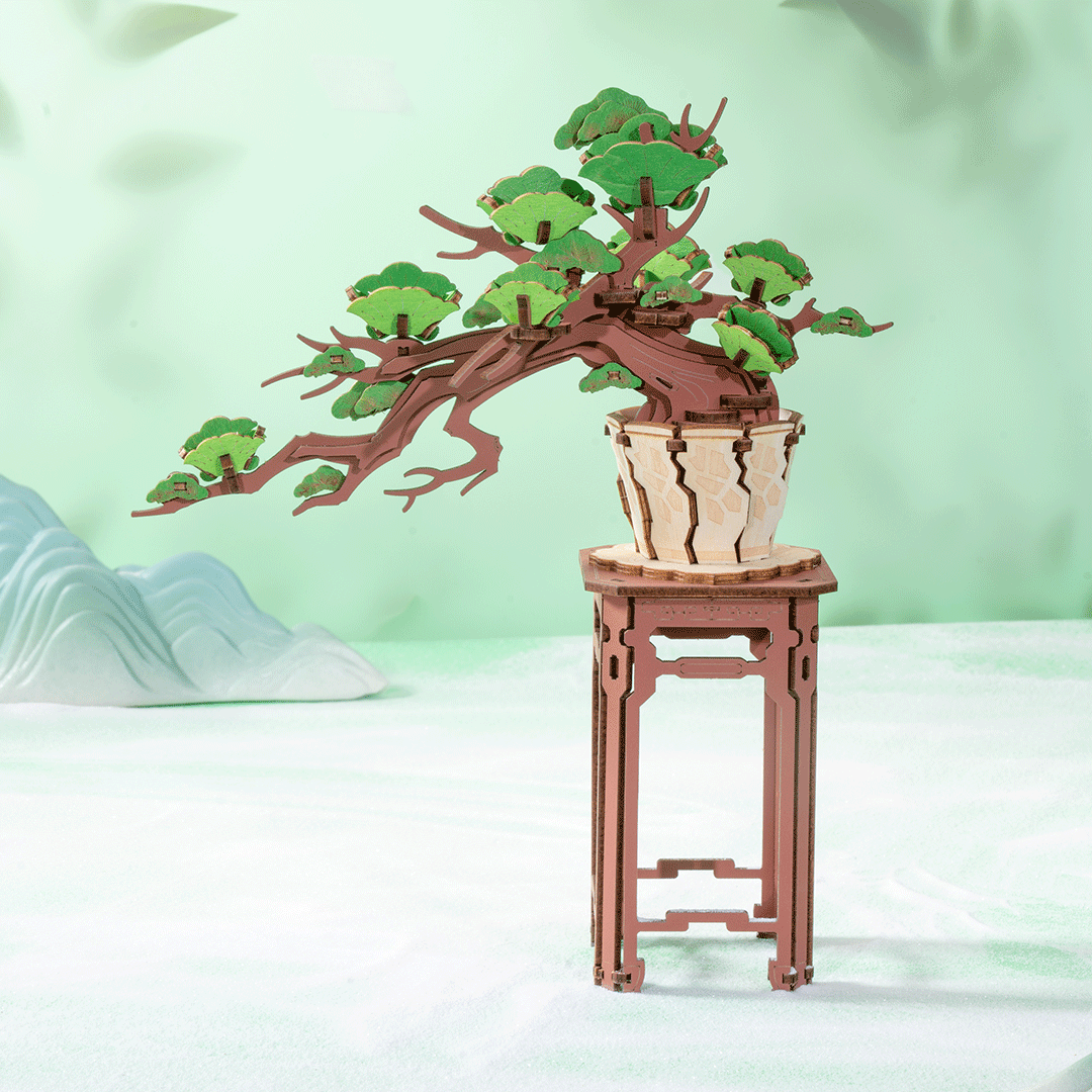 Evergreen Pine Bonsai - Paper-chain Models and Hobbies