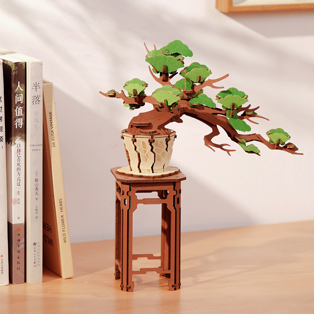 Evergreen Pine Bonsai - Paper-chain Models and Hobbies