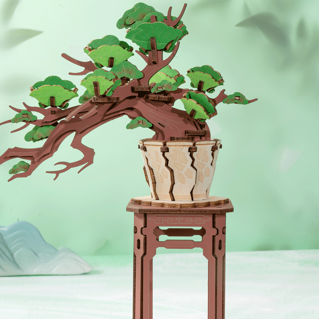 Evergreen Pine Bonsai - Paper-chain Models and Hobbies
