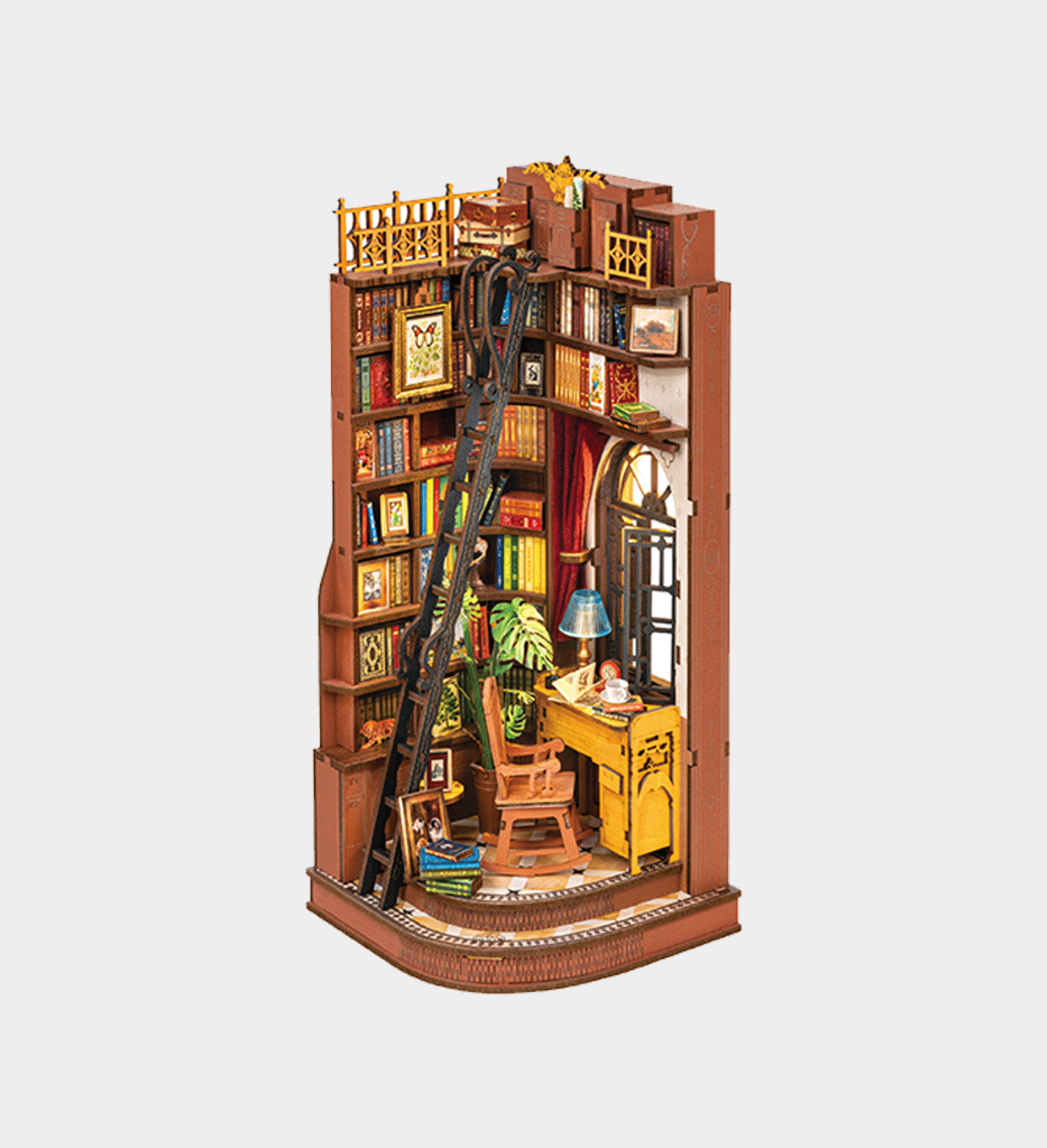 Silent Corner Study - Paper-chain Models and Hobbies