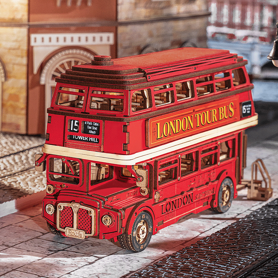 London Tour Bus - Paper-chain Models and Hobbies