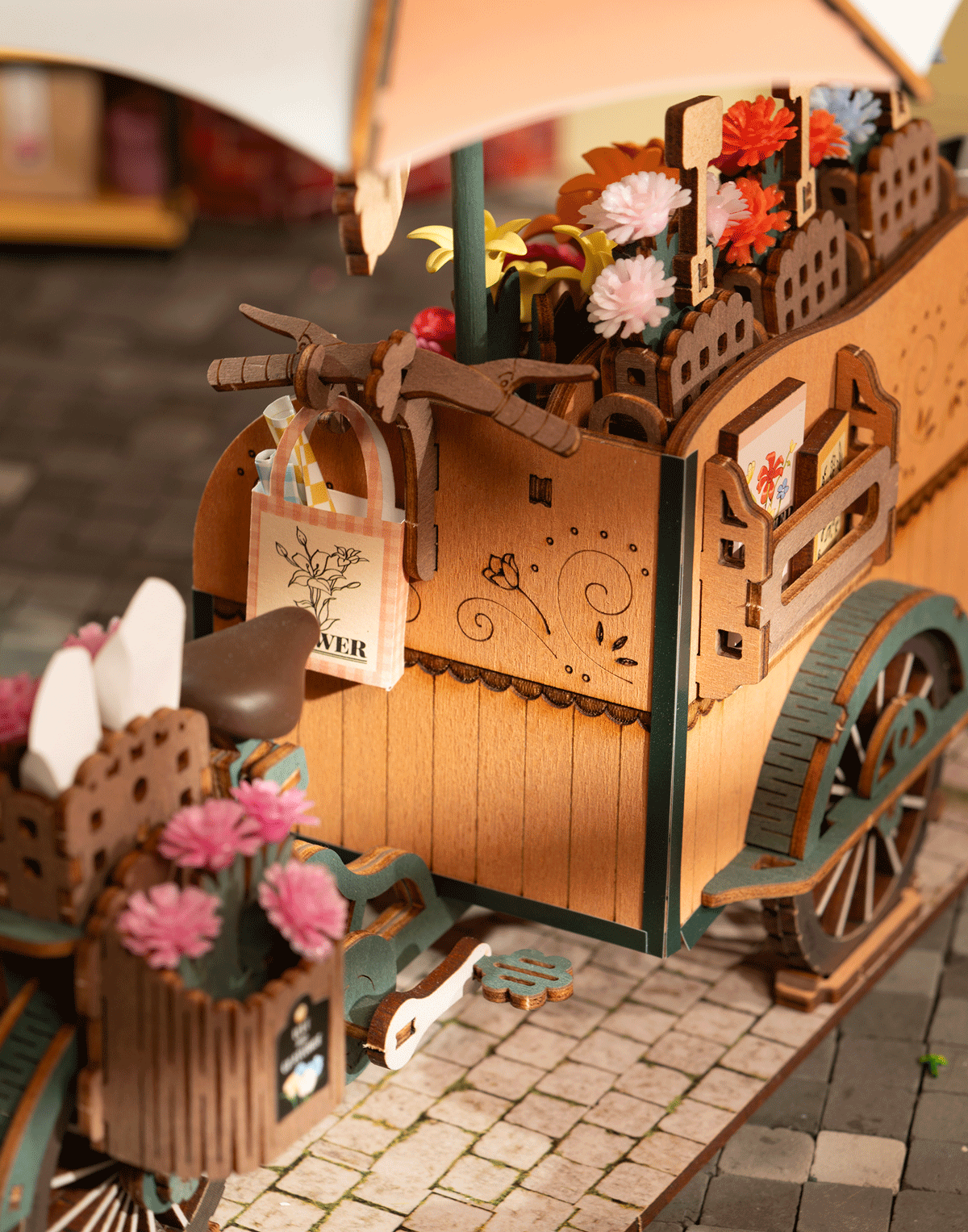Blossom Cart - Paper-chain Models and Hobbies
