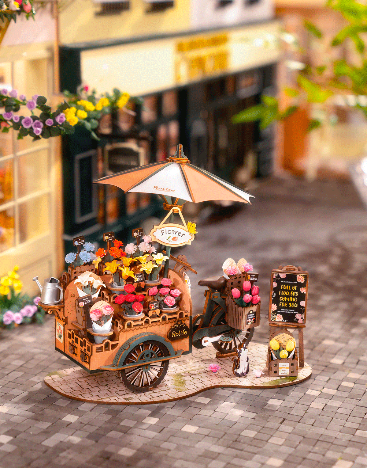 Blossom Cart - Paper-chain Models and Hobbies