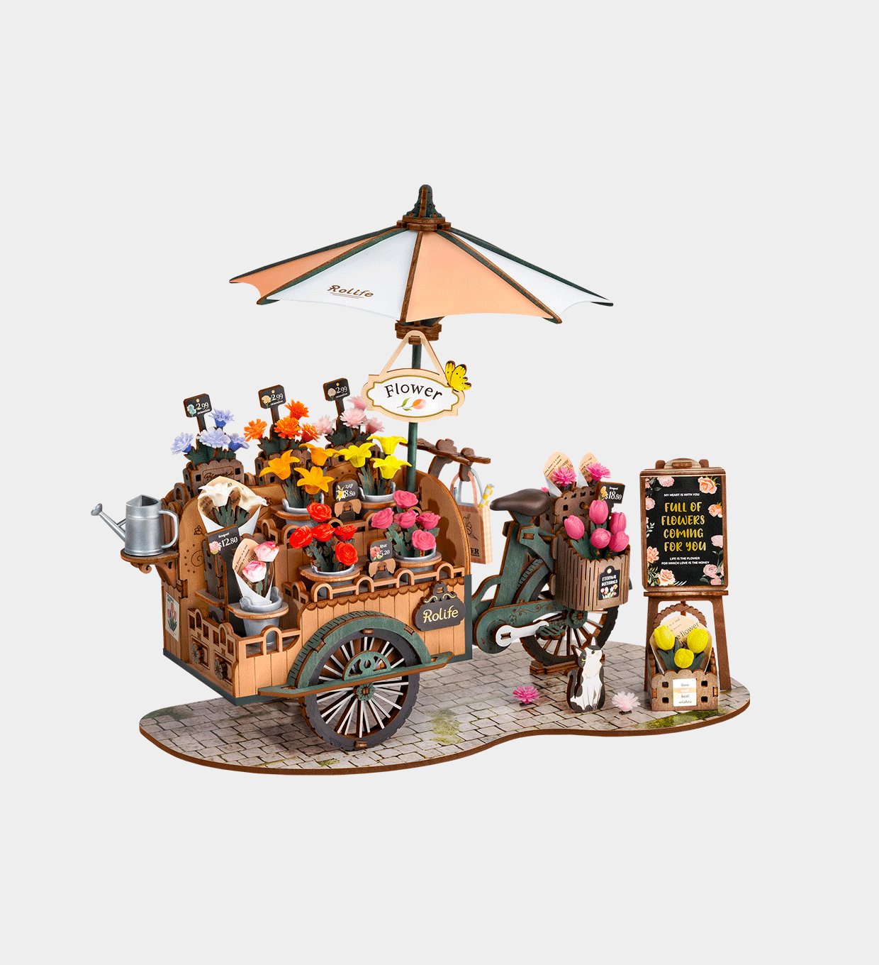Blossom Cart - Paper-chain Models and Hobbies