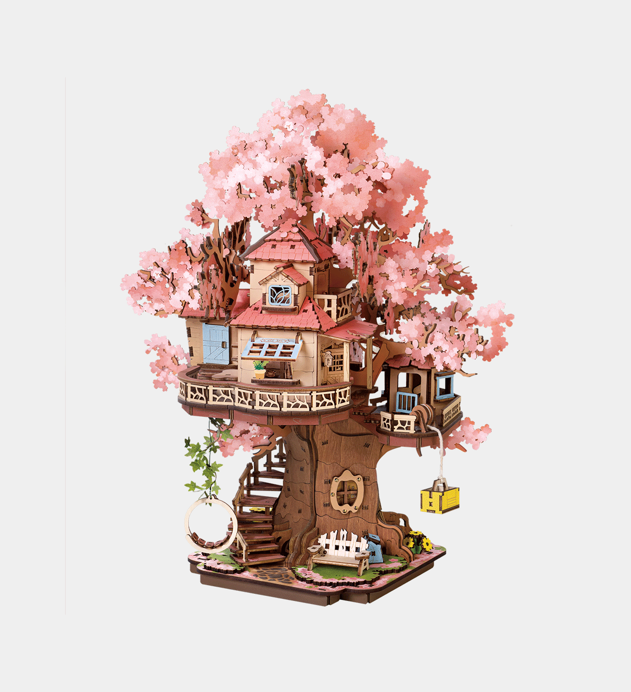 Sakura Tree House - Paper-chain Models and Hobbies