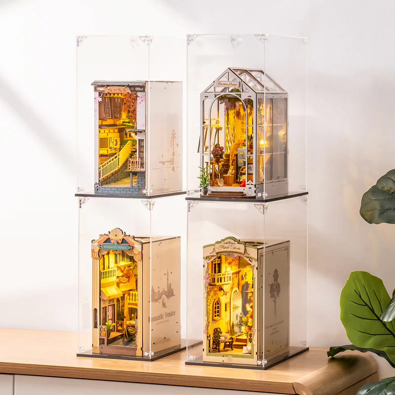 Book Nook Dust Cover - Paper-chain Models and Hobbies