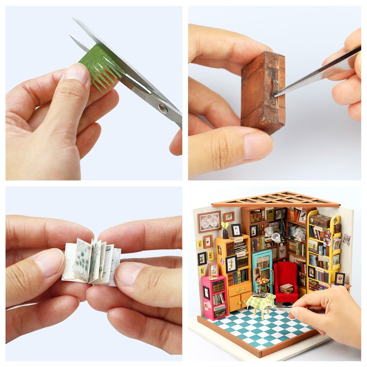 Sam’s Study - Paper-chain Models and Hobbies