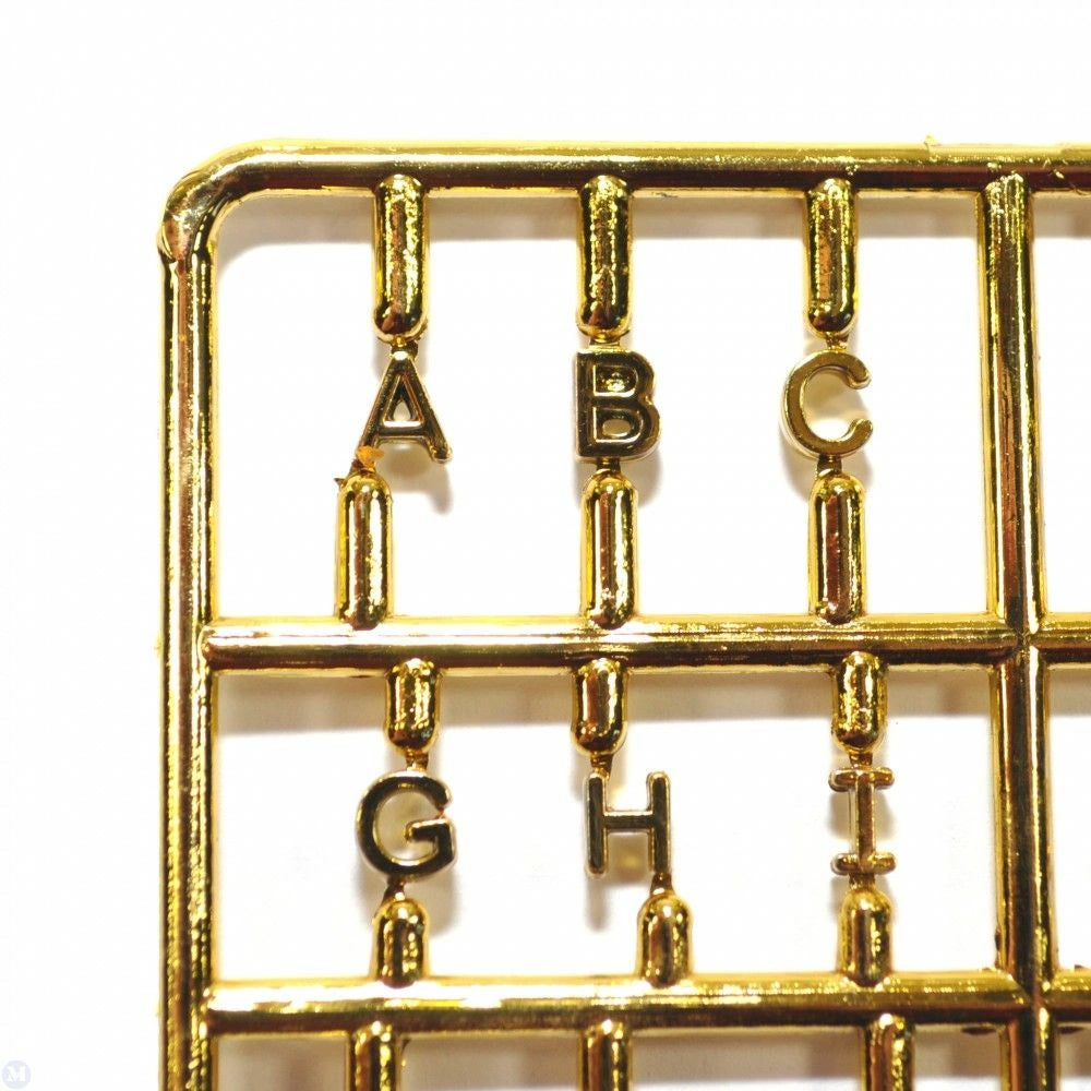 Gold Letters and Numbers - Paper-chain Models and Hobbies