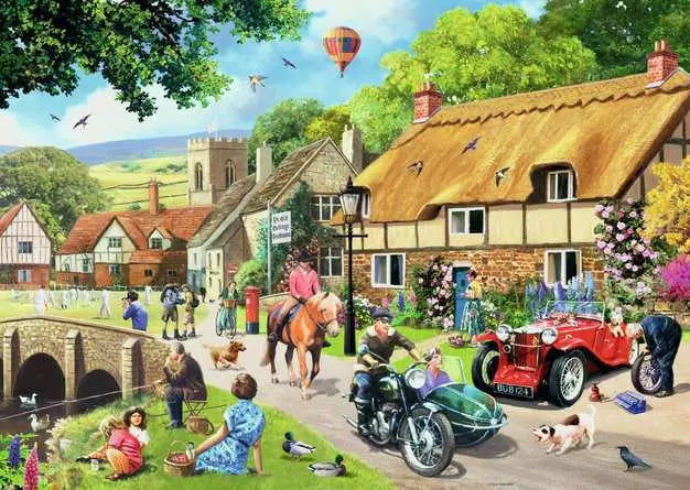 Summer Village - Ravensburger BIG 500 - Paper-chain Models and Hobbies