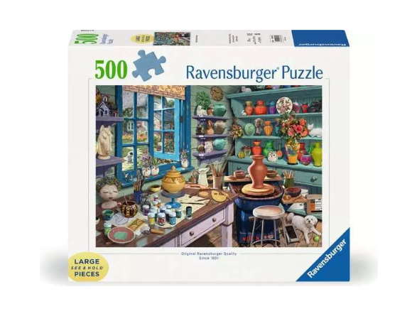 Pottery Studio Sanctuary - Ravensburger BIG 500pcs - Paper-chain Models and Hobbies