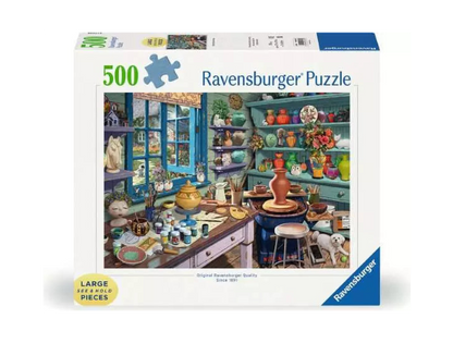 Pottery Studio Sanctuary - Ravensburger BIG 500pcs - Paper-chain Models and Hobbies