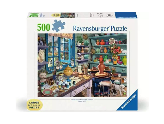 Pottery Studio Sanctuary - Ravensburger BIG 500pcs