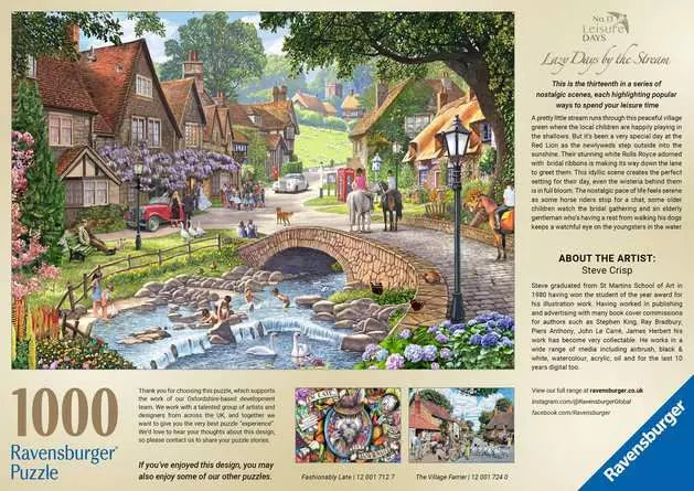 Leisure Days No.13 - By the Stream - Ravensburger 1000pc