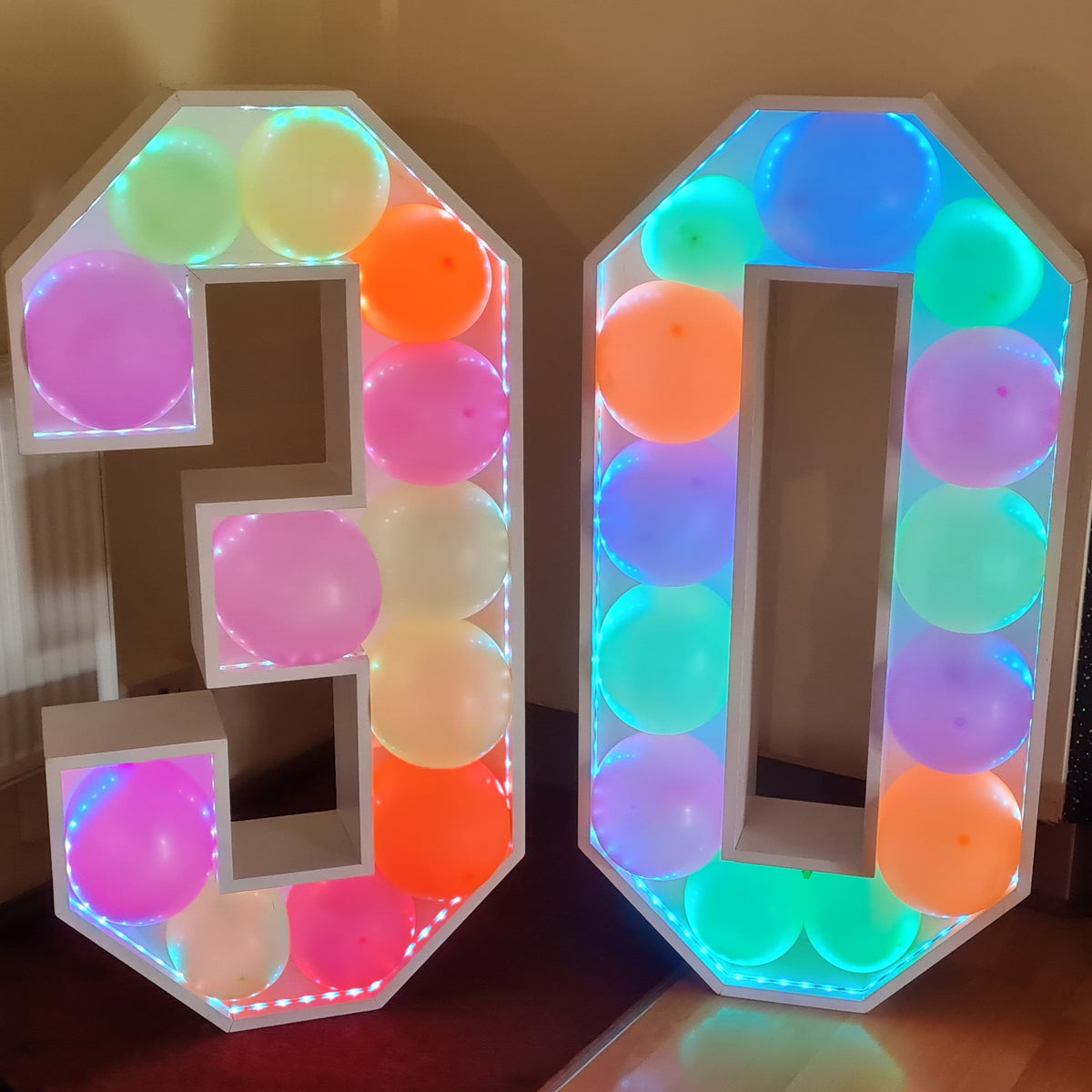 Light up Number Hire