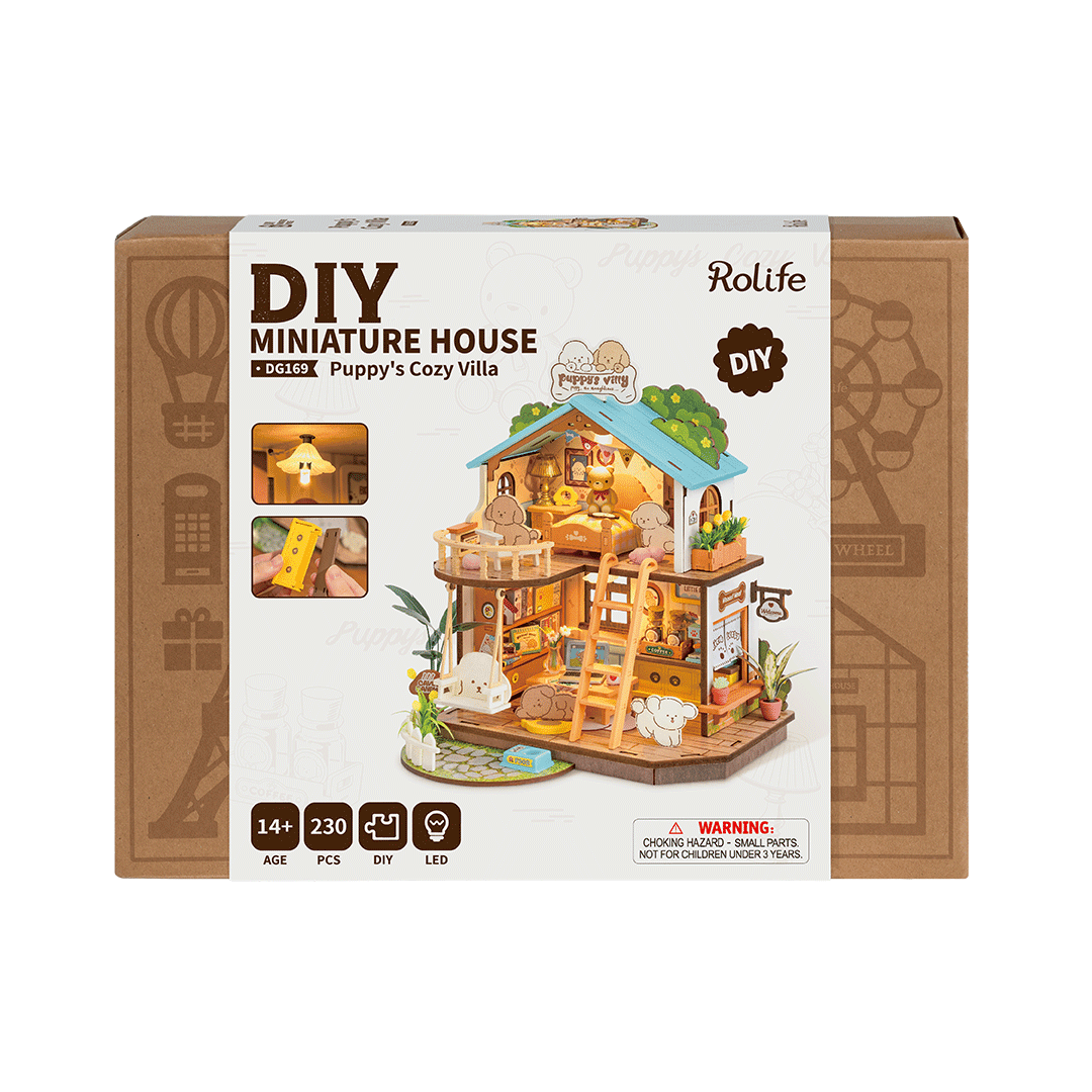 Puppy's Cozy Villa - Paper-chain Models and Hobbies