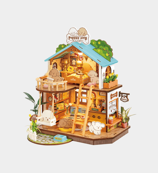 Puppy's Cozy Villa - Paper-chain Models and Hobbies