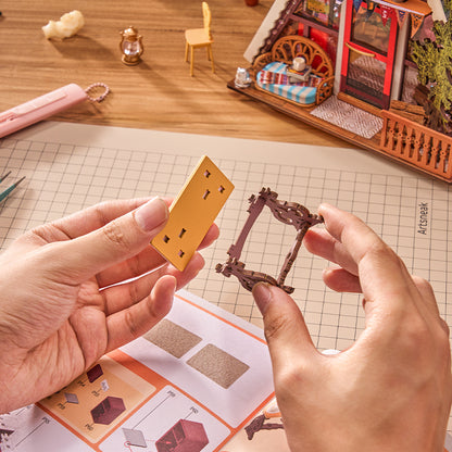 A-Frame Log Cabin - Paper-chain Models and Hobbies