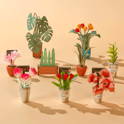 Floral Corner Book Nook - Paper-chain Models and Hobbies