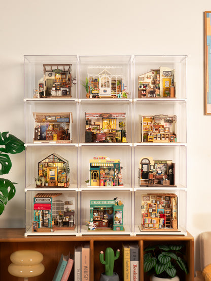 Miniature House Display Box DF03L - Paper-chain Models and Hobbies