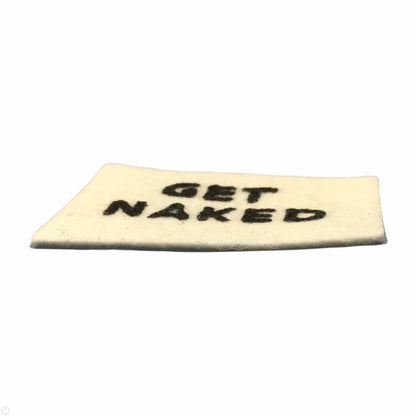 White Get Naked Bath Mat - Paper-chain Models and Hobbies