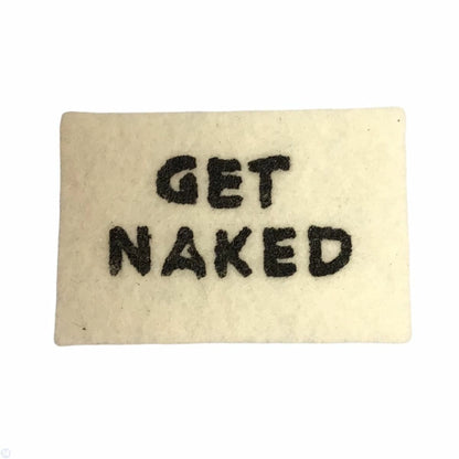 White Get Naked Bath Mat - Paper-chain Models and Hobbies